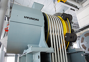 현대엘리베이터가 독자 개발한 세계 최고 수준의 초고속 엘리베이터